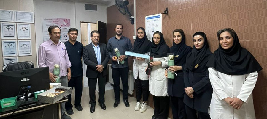 روز پرستار 1404 در درمانگاه آذربایجان نسیم شهر